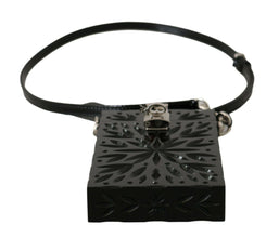 Black Crystal Plexiglass Cross Cigarette Case Holder Dolce & Gabbana