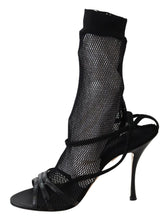 Black Suede Short Boots Sandals Shoes Dolce & Gabbana