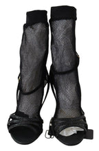 Black Suede Short Boots Sandals Shoes Dolce & Gabbana