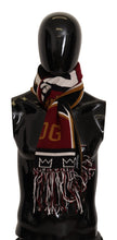 Multicolor Wool Knit DG King Shawl Wrap Scarf Dolce & Gabbana