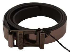 Pink Metallic Leather Buckle Belt Costume National