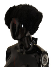 Black Cashmere Fur Women Beanie Women Hat Dolce & Gabbana