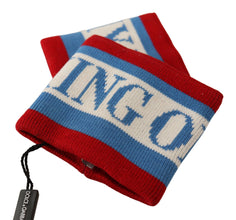 Multicolor King Of My Life Cashmere Wristband Dolce & Gabbana