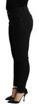 Black Skinny Denim Cotton Stretch Trouser Dolce & Gabbana