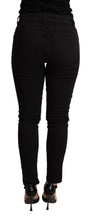 Black Skinny Denim Cotton Stretch Trouser Dolce & Gabbana