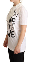 White Cotton Silk I'm In Love Top T-shirt Dolce & Gabbana