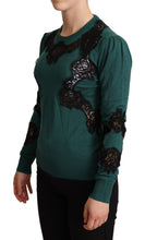 Green Wool Crewneck Sweater Dolce & Gabbana