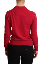 Pink Embroidered Cashmere Wool Pullover Sweater Dolce & Gabbana