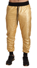 Gold Pig Of The Year Cotton Trousers Pants Dolce & Gabbana