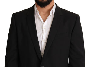 Black Striped MARTINI Jacket Blazer Dolce & Gabbana