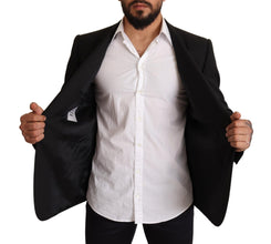 Black Striped MARTINI Jacket Blazer Dolce & Gabbana