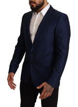 Navy Blue Slim Fit Jacket MARTINI Blazer Dolce & Gabbana