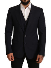 Blue 2 Piece MARTINI Blazer Suit Jacket Dolce & Gabbana