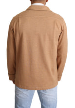 Brown Cotton Button Collared Coat Jacket Dolce & Gabbana