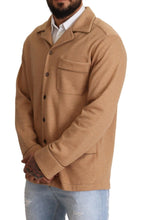 Brown Cotton Button Collared Coat Jacket Dolce & Gabbana