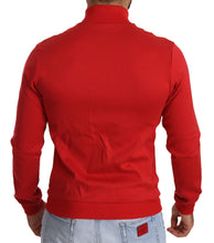 Red DG Motor Club Zipper Stretch Sweater Dolce & Gabbana
