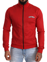 Red DG Motor Club Zipper Stretch Sweater Dolce & Gabbana