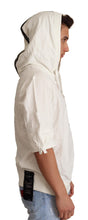 White Hooded Limited Edition Sweater Dolce & Gabbana