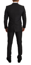 Gray Wool MARTINI Slim Fit Set Suit Dolce & Gabbana