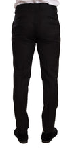 Black Check MARTINI SLIM FIT 2 Piece Suit Dolce & Gabbana