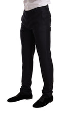 Blue Pattern MARTINI SLIM FIT 2 Piece Suit Dolce & Gabbana