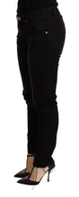 Black Low Waist Skinny Denim Trouser Acht