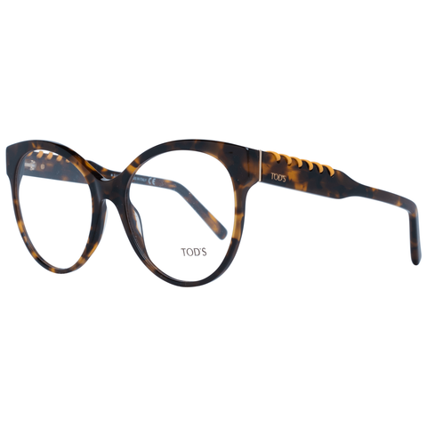 Chic Brown Round Full-Rim Women's Glasses Tod's