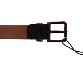 Brown Leather Logo Belt Cintura Belt Dolce & Gabbana