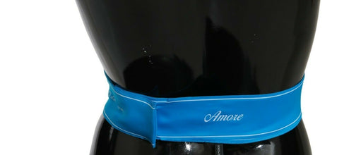 Blue Waist Ribbon Wide Bow Belt Dolce & Gabbana