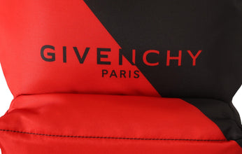 Sleek Urban Backpack in Black and Red Givenchy