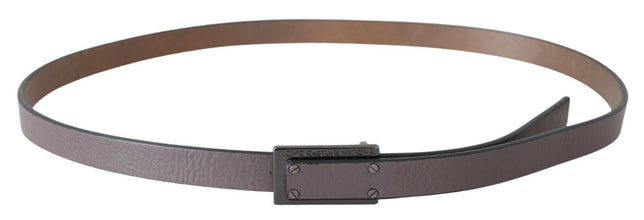 Brown Leather Tactical Logo Screw Buckle Belt Costume National
