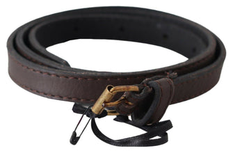 Brown Genuine Leather Skinny Fashion Dark MILA SCHÖN