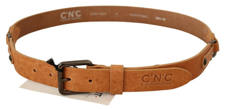 Light Brown Buckle Waist Belt Costume National