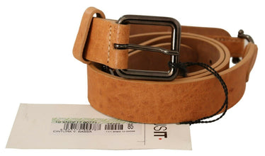 Light Brown Buckle Waist Belt Costume National