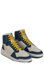 Elevate Your Style with Mid-Top Blue Luxury Sneakers Saint Laurent