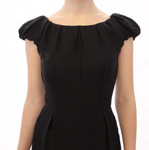 Black Silk Shortsleeve Gown Maxi IT Dress Dolce & Gabbana