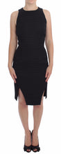 Black Sheath Party Evening Knee Length Dress DAIZY SHELY