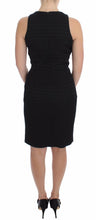 Black Sheath Party Evening Knee Length Dress DAIZY SHELY