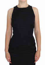 Black Sheath Party Evening Knee Length Dress DAIZY SHELY