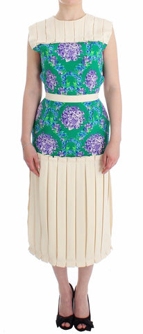 Multicolor Dress Gown Floral Sleeveless Gown Caterina Gatta