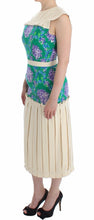 Multicolor Dress Gown Floral Sleeveless Gown Caterina Gatta
