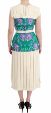Multicolor Dress Gown Floral Sleeveless Gown Caterina Gatta