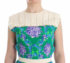 Multicolor Dress Gown Floral Sleeveless Gown Caterina Gatta