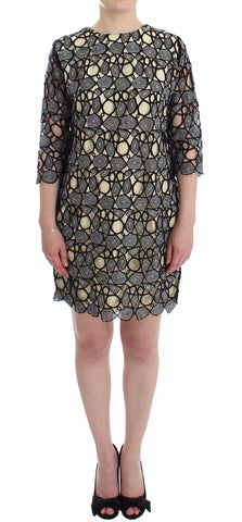 Black Cream Sheath Dress Shift Mini Dress Lanre Da Silva Ajayi