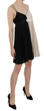 Black and White Mini Sleeve less A-line Princess Dress PINKO