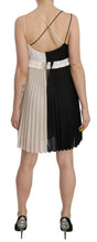 Black and White Mini Sleeve less A-line Princess Dress PINKO