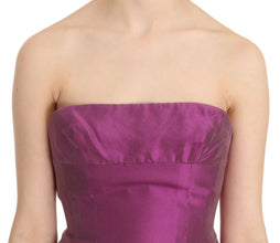 Pink Halter Backless Midi Plain Dress Ermanno Scervino