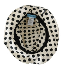 White 100% Cotton Polka Dot Design Trilby Hat Dolce & Gabbana