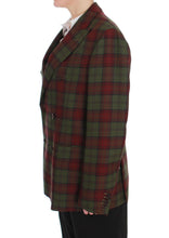 Green Wool Double Breasted Bordeaux BENCIVENGA