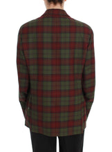 Green Wool Double Breasted Bordeaux BENCIVENGA